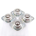 4pcs 12mm 1/2'' Ball Metal Transfer Bearing Unit Ball Wheel Conveyor Roller