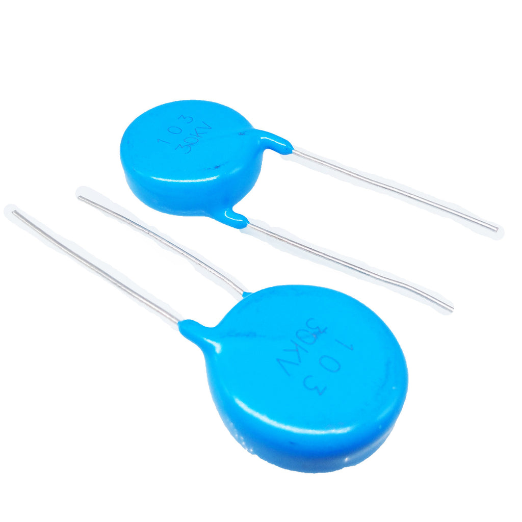 5pcs Ceramic Disc Capacitors 10000pf 10nf 0.01uf 103 30000V 30KV
