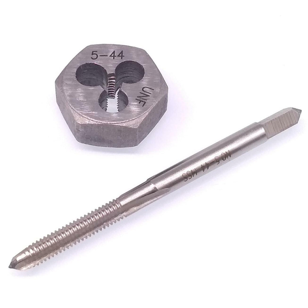 US Stock HSS 5-44 Tap & 5-44 Hexagon Die Thread Right Hand Set