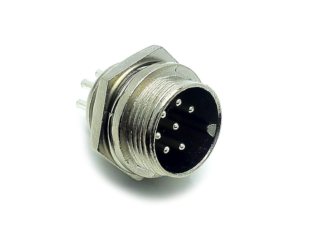 US Stock 5Pair Aviation Plug 7 Pins Male Female Panel Wire Connector 16mm GX16-7