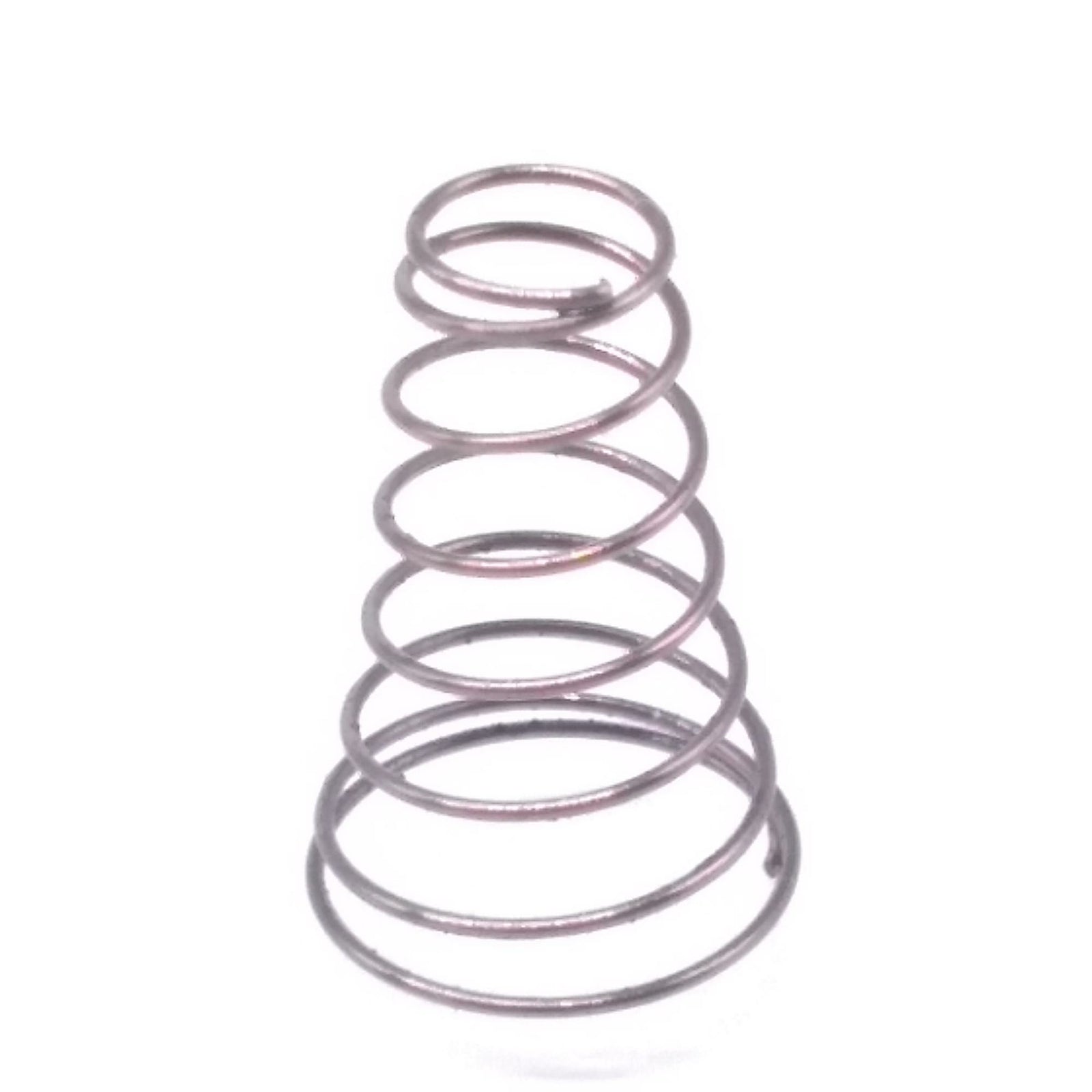 4pcs Wire dia 0.4mm Steel Coil Conical Helical Compression Spring Length 15mm