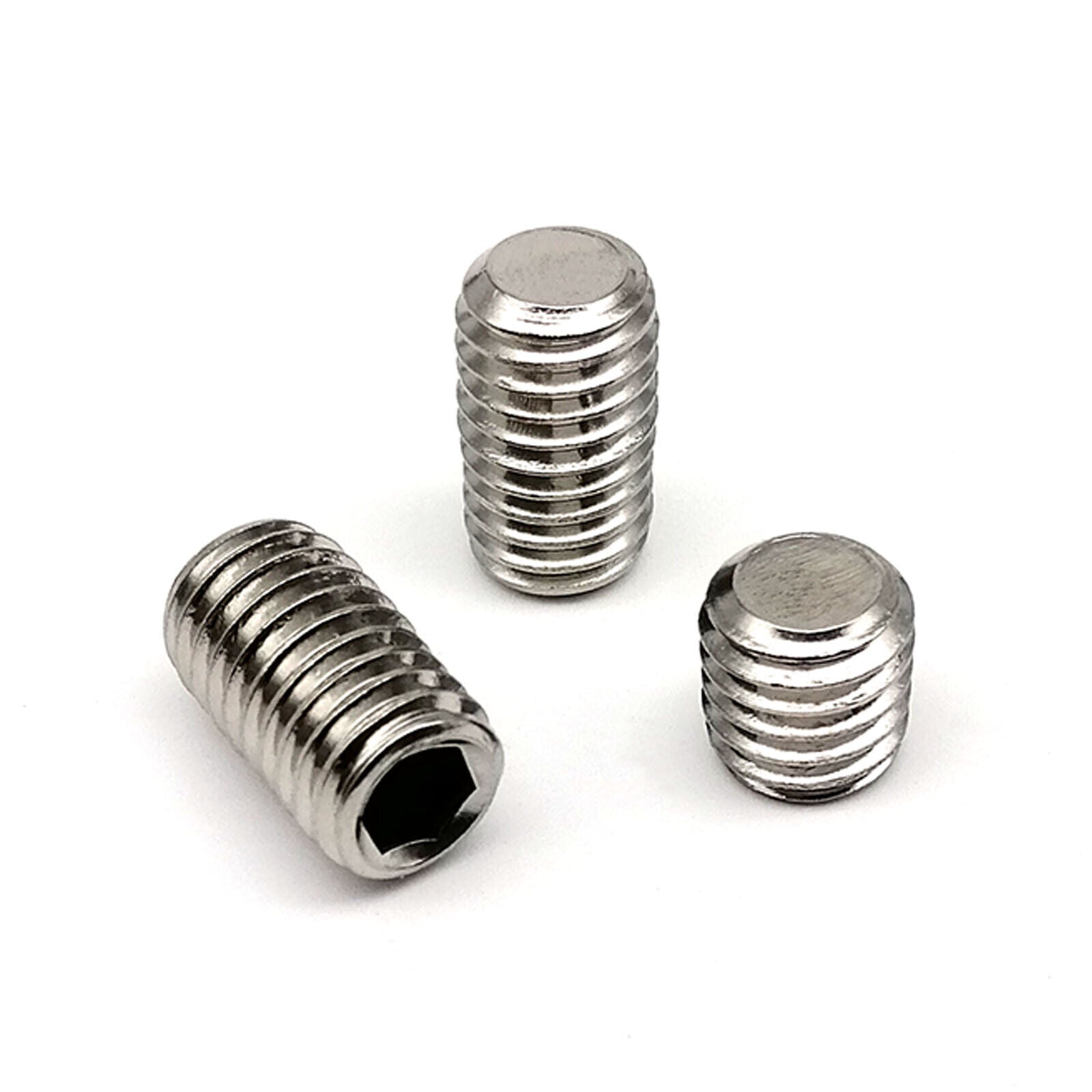 500pcs M2.5-M4 DIN913 12.9 Hex Hexagon Socket Flat Point Grub Bolt Set Screw Kit