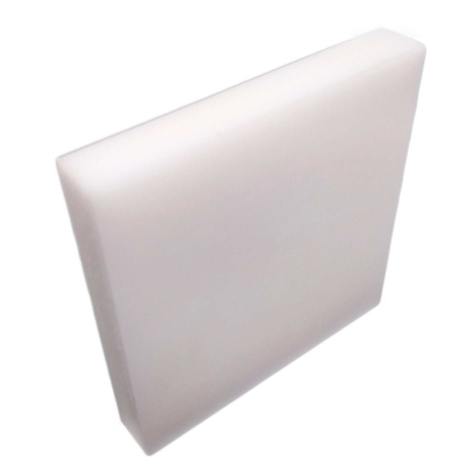 US Stock 20 ±10% x 100 x 100mm White Acetal POM Polyoxymethylene Plate Sheet