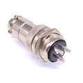 1Set GX20 3Pin 20mm Panel Mounting Metal Aviation Connector Plug + Socket