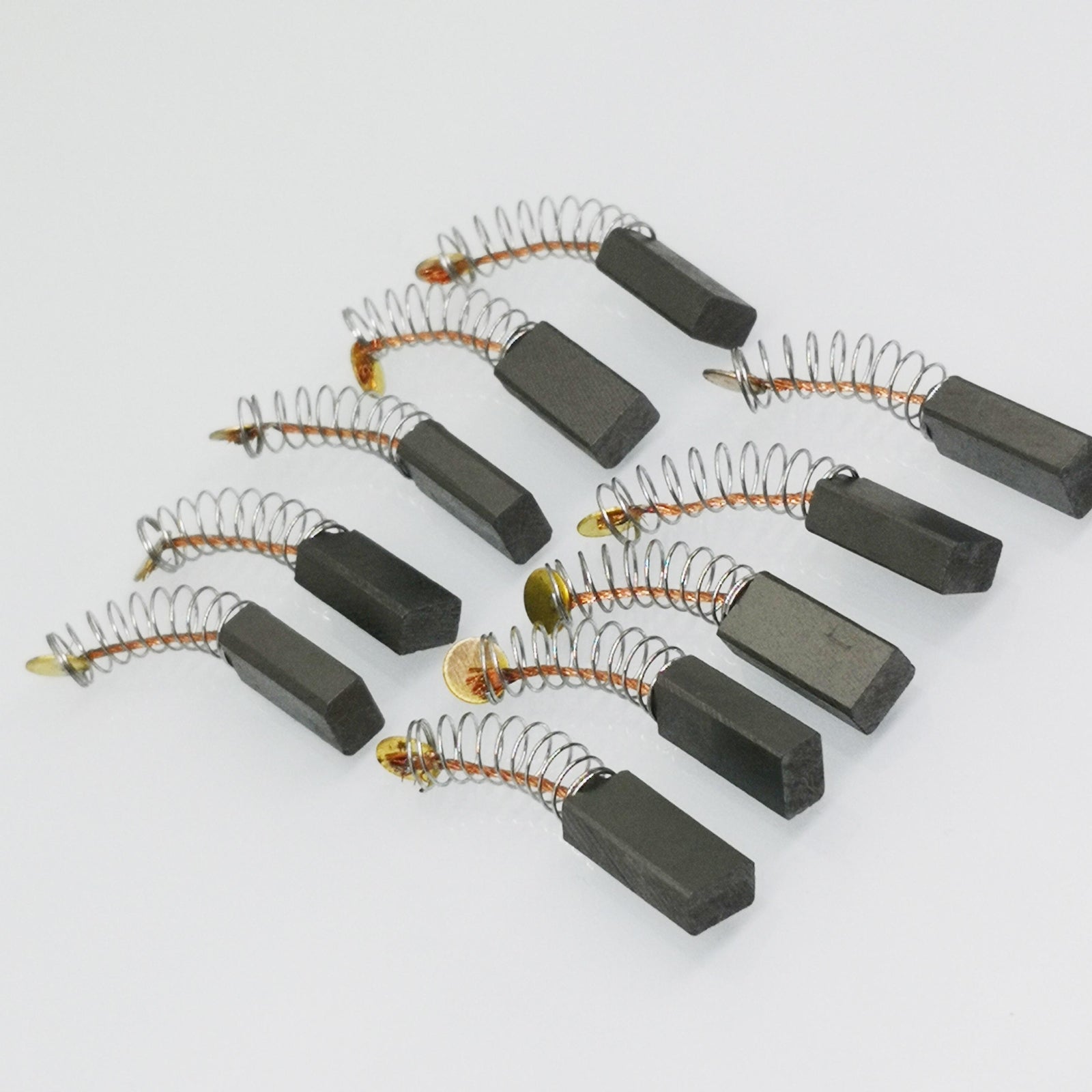 US Stock 10pcs 4mm x 6mm x 13mm Carbon Brushes Motor Brush Set Replacement #6