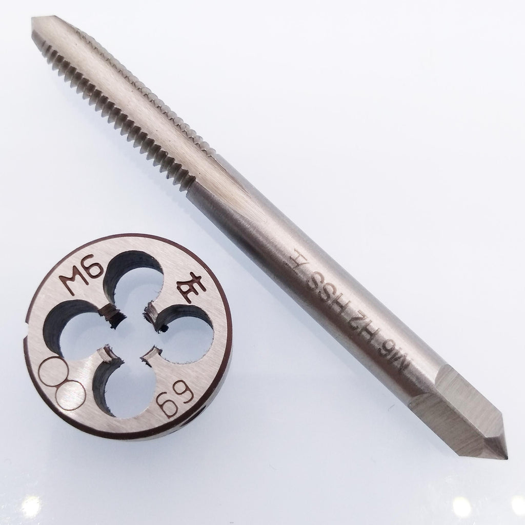 HSS M6 x 1mm Tap & M6 x 1.0mm Die Metric Thread Left Hand