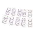 10x 0.6mm Wire Dia Stainless Steel Compression Spring Pressure OD 12mm Length 20