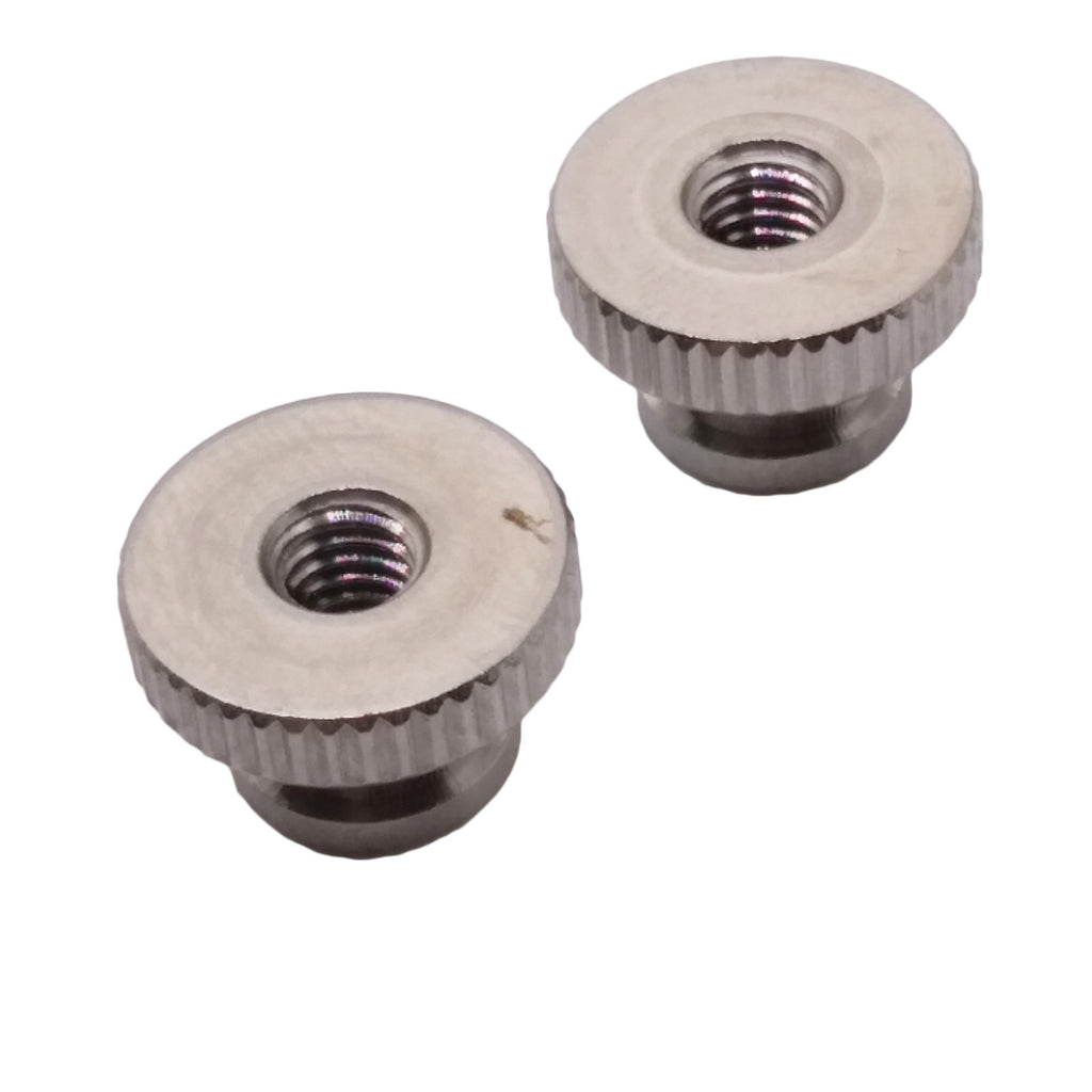 US Stock 5pcs M4 x 0.7mm Stainless Steel Knurled Thumb Nut Right Hand Thread