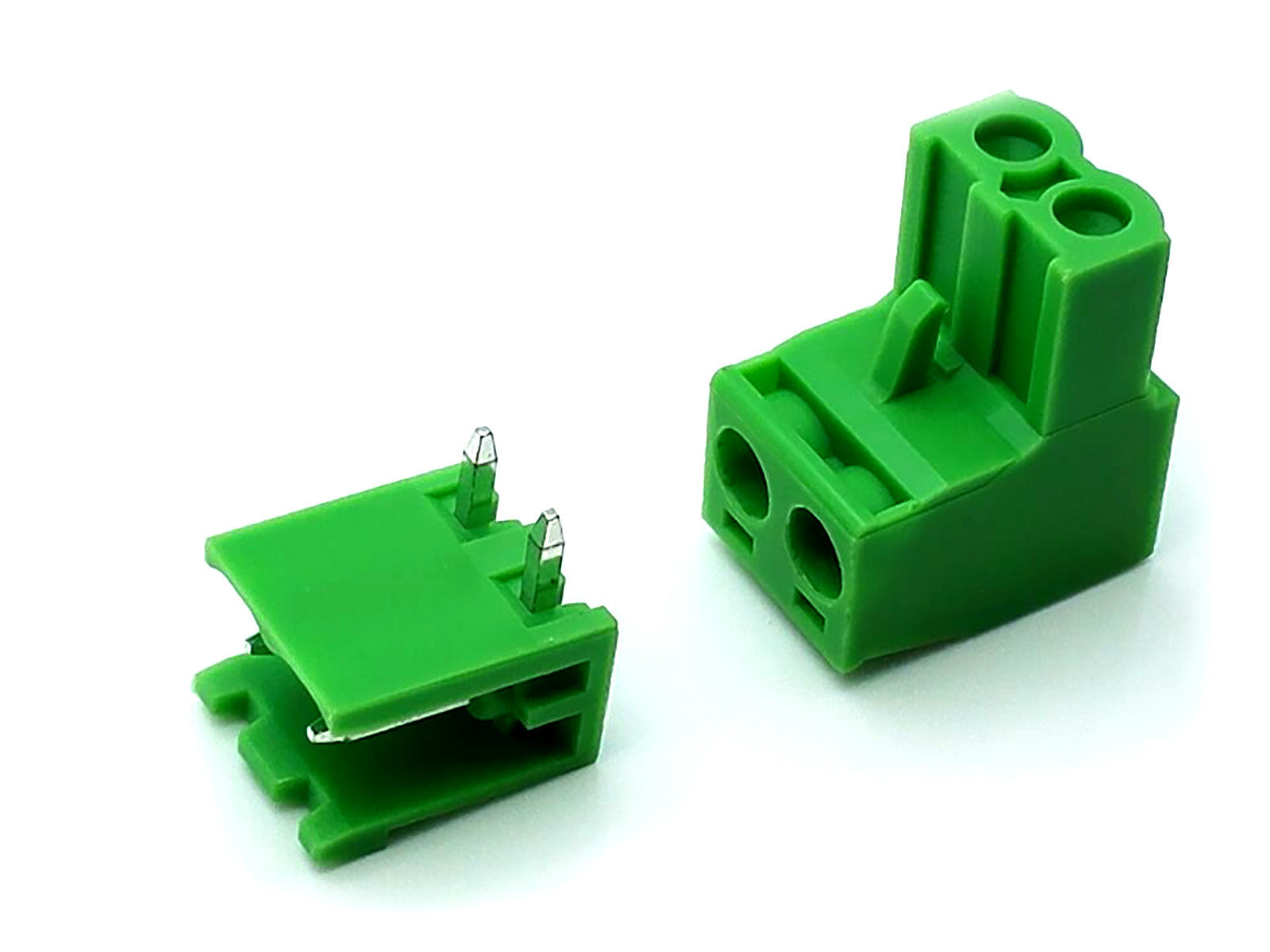 US Stock 10Set 2EDG 2P Plug-in Screw Terminal Block Connector 5.08mm Right Angle