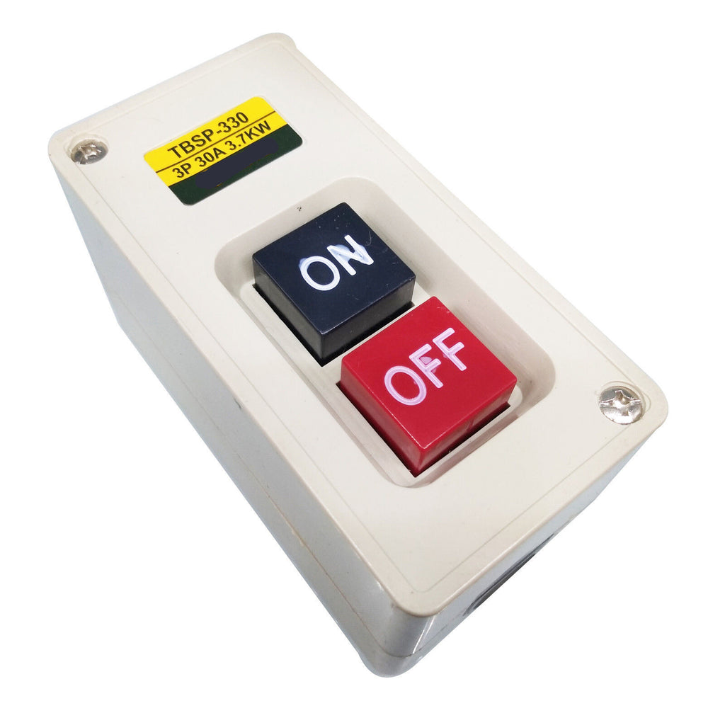 AU Stock 3P 3 Phase 30A 3.7KW Maintained On/Off Power Pushbutton Switch TBSP-330