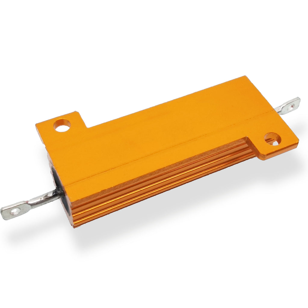 4pcs 2.5 ohm 2R5 50W Watt Aluminum Housed Metal Case Wirewound Resistor