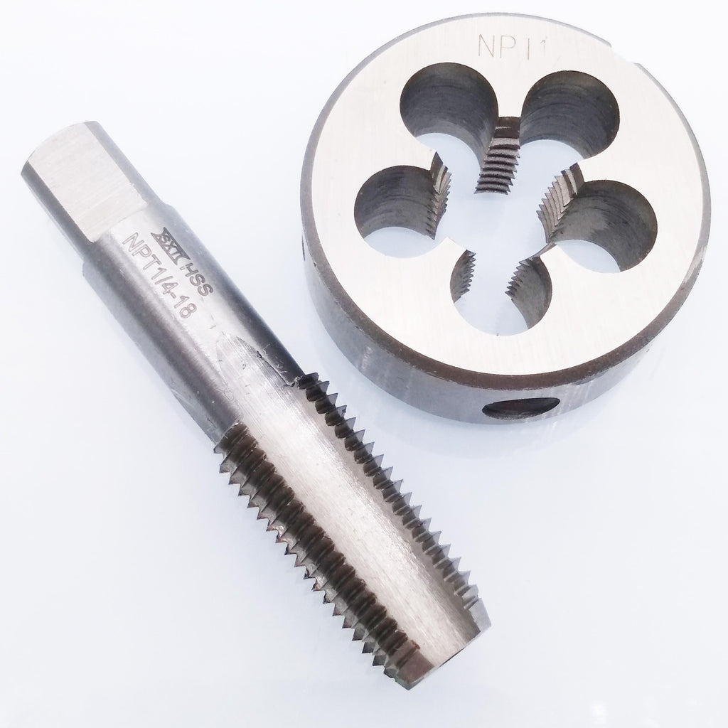 US Stock HSS 1/4-18 NPT Tap & 1/4-18 NPT Die Right Hand