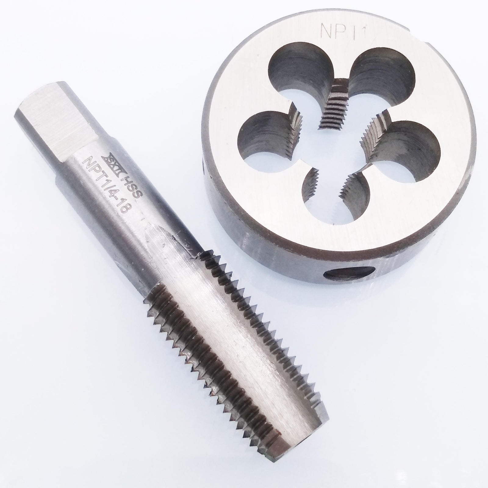 US Stock HSS 1/4-18 NPT Tap & 1/4-18 NPT Die Right Hand