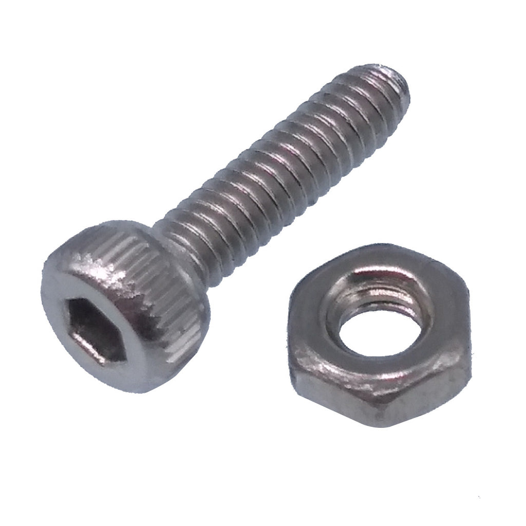 US Stock 50pc M2 x 8mm Hex Socket Screw Bolt Knurling DIN912 Stainless Steel Nut