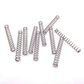 10pcs 0.8mm x 5mm x 50mm Stainless Steel Compression Spring Pressure Spring