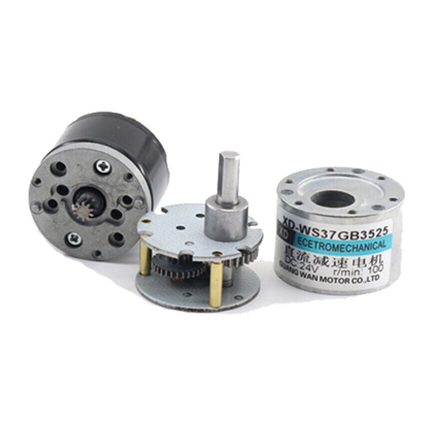 37mm DC 24V Brushless Gearmotor Gearbox Motor Metal Gear 5RPM 37GB3525