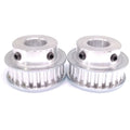 2pcs XL 24T Timing Belt Pulley Synchronous Wheel 15mm Bore For 10mm Width Belt