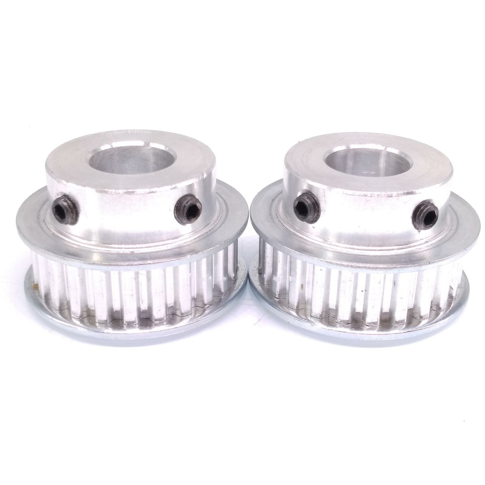 2pcs XL 24T Timing Belt Pulley Synchronous Wheel 15mm Bore For 10mm Width Belt