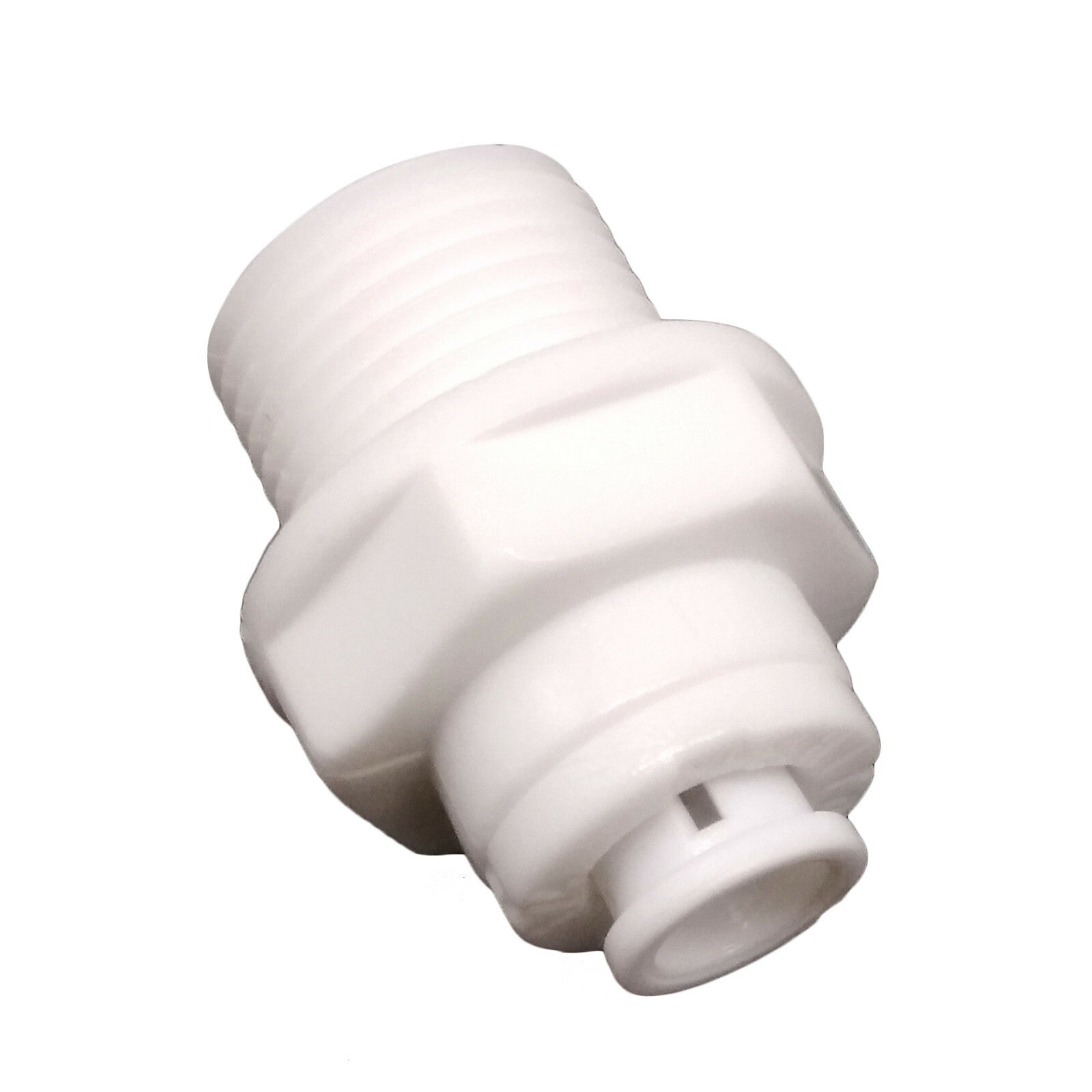 US Stock 2pcs 3/8" Male Thread to 1/4" Tube Quick Connect Push Fit