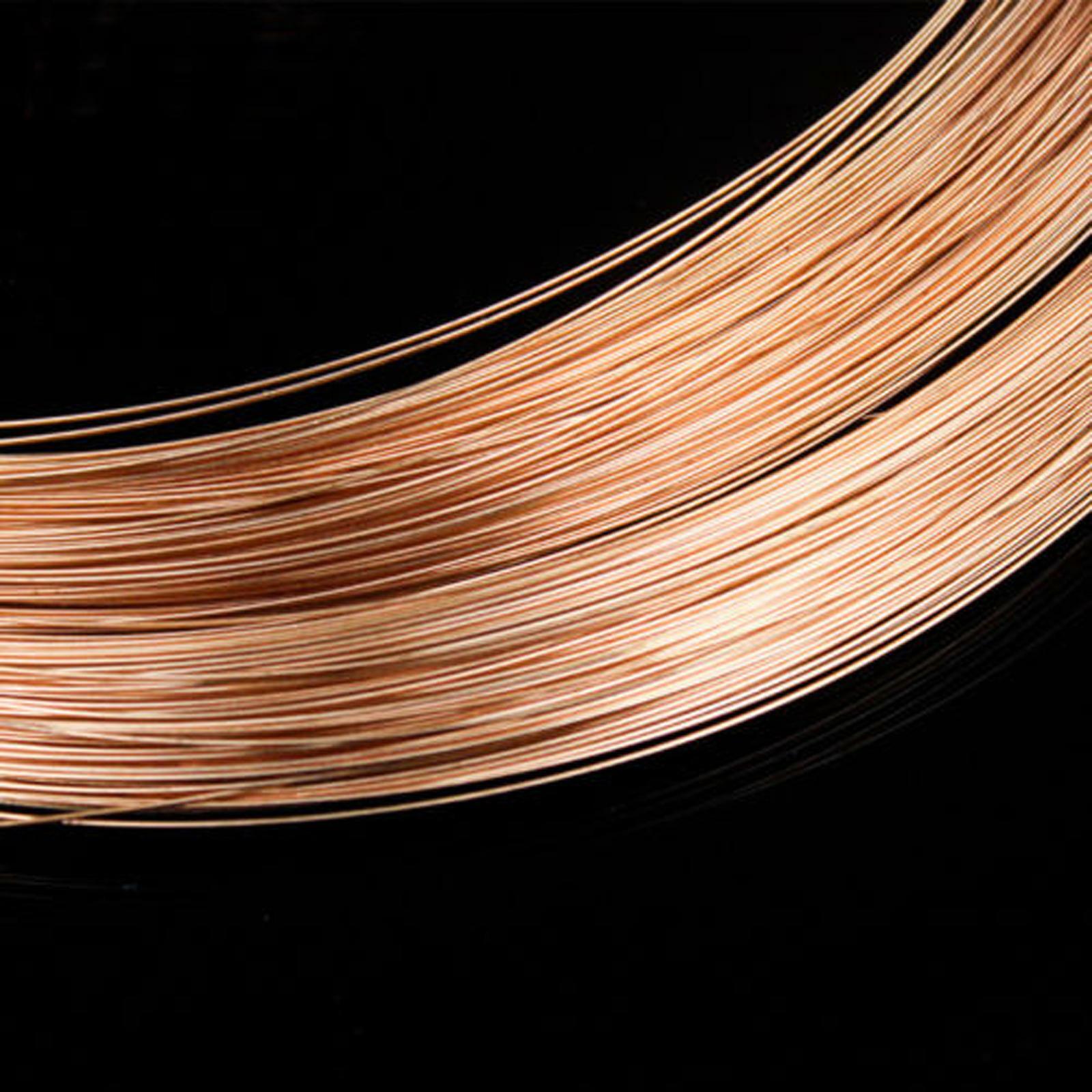 US Stock Dia 2mm Length 16.4ft 5m 99.5% Pure Copper Wire Round Solid Uncoated