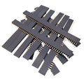 US Stock 50pcs 40-Pin 40P 2.54mm Single Row Straight Female Pin Header Strip