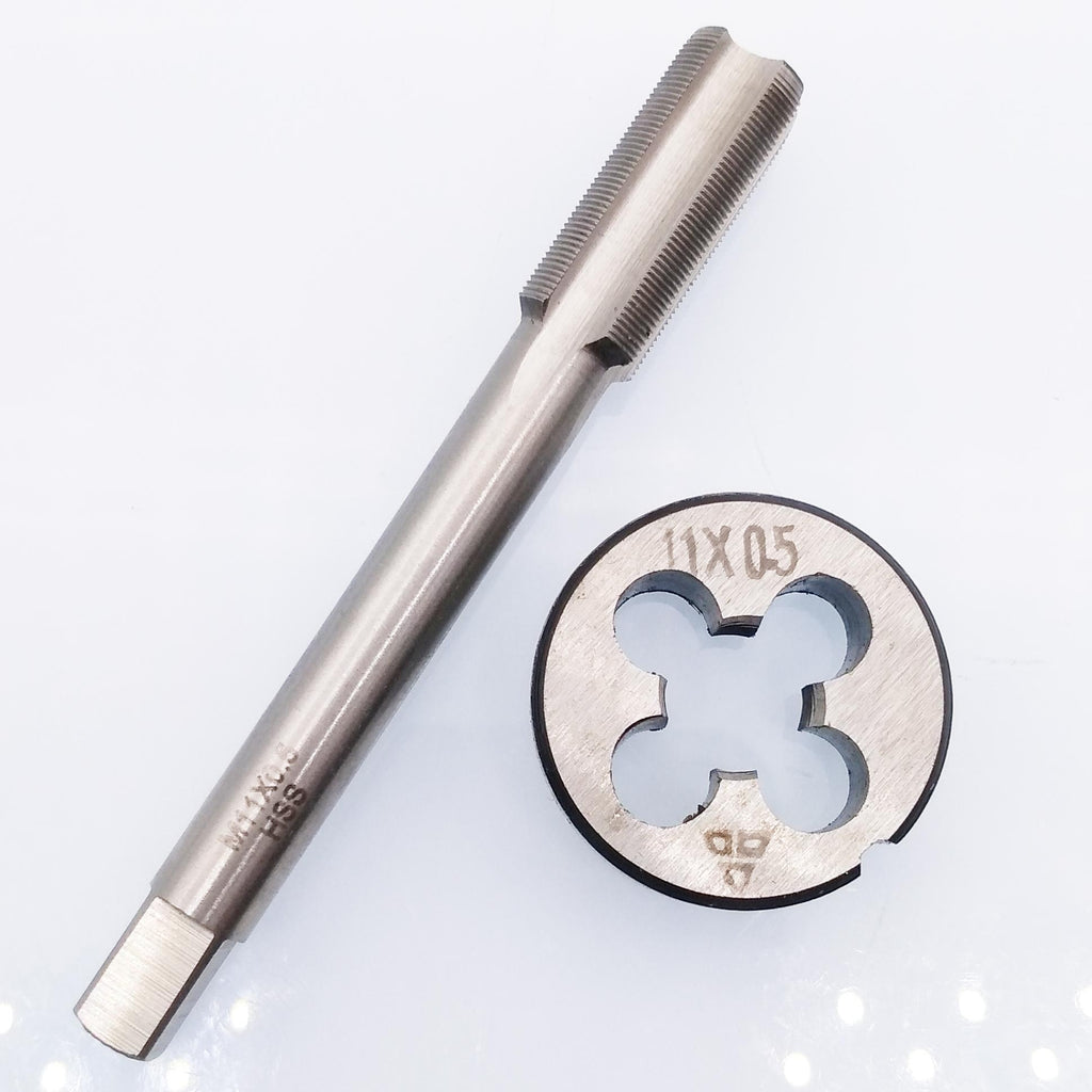 US Stock HSS M11 x 0.5mm Tap & M11 x 0.5mm Die Metric Thread Right Hand