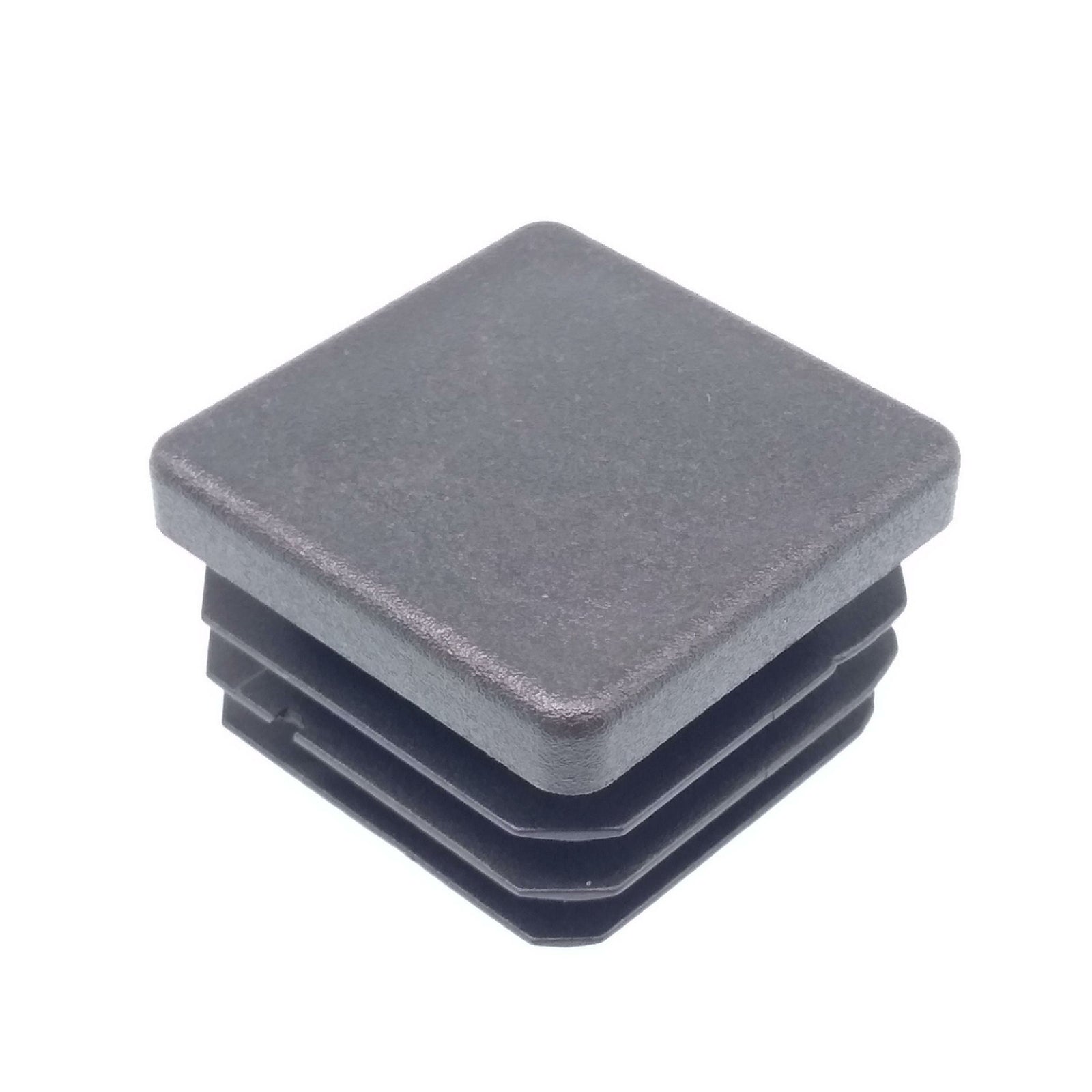 50x Square Plastic Black Blanking End Cap Tube Pipe Inserts Plug Bung 25 x 25mm