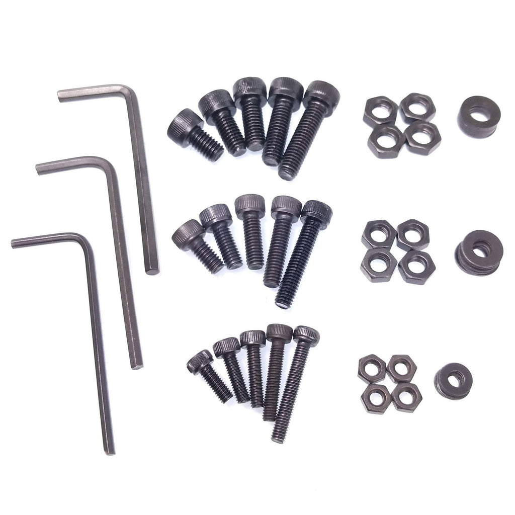 300x Socket Head Cap Screws Steel Allen Socket Nut Washer Wrench Assortment Kit