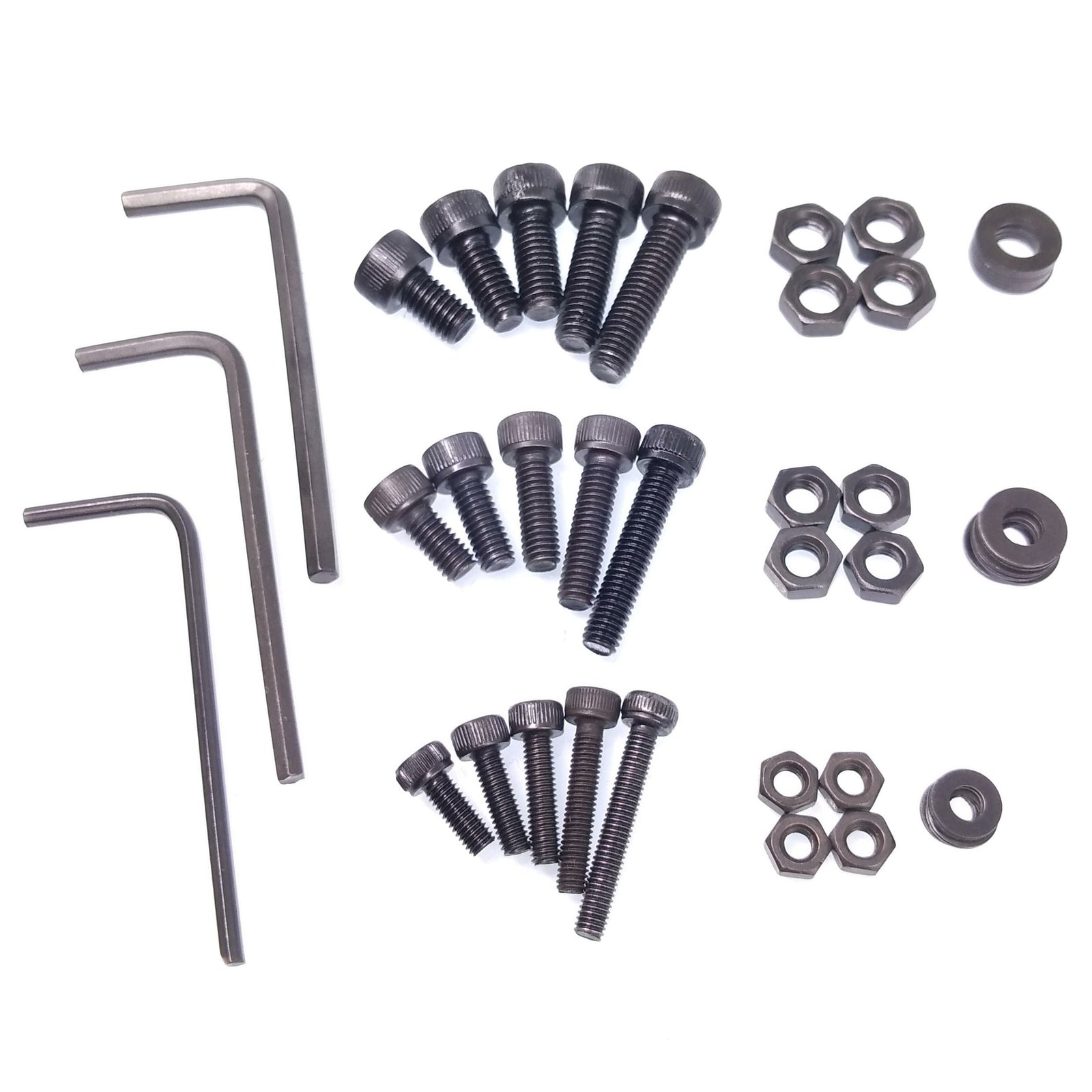 300x Socket Head Cap Screws Steel Allen Socket Nut Washer Wrench Assortment Kit