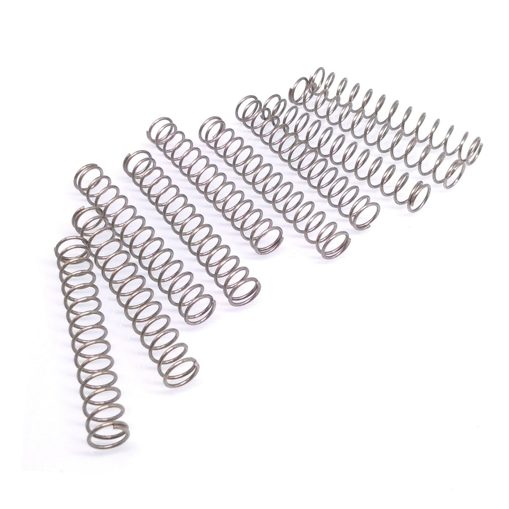 10pcs 0.8mm x 8mm x 50mm Stainless Steel Compression Spring Pressure Spring