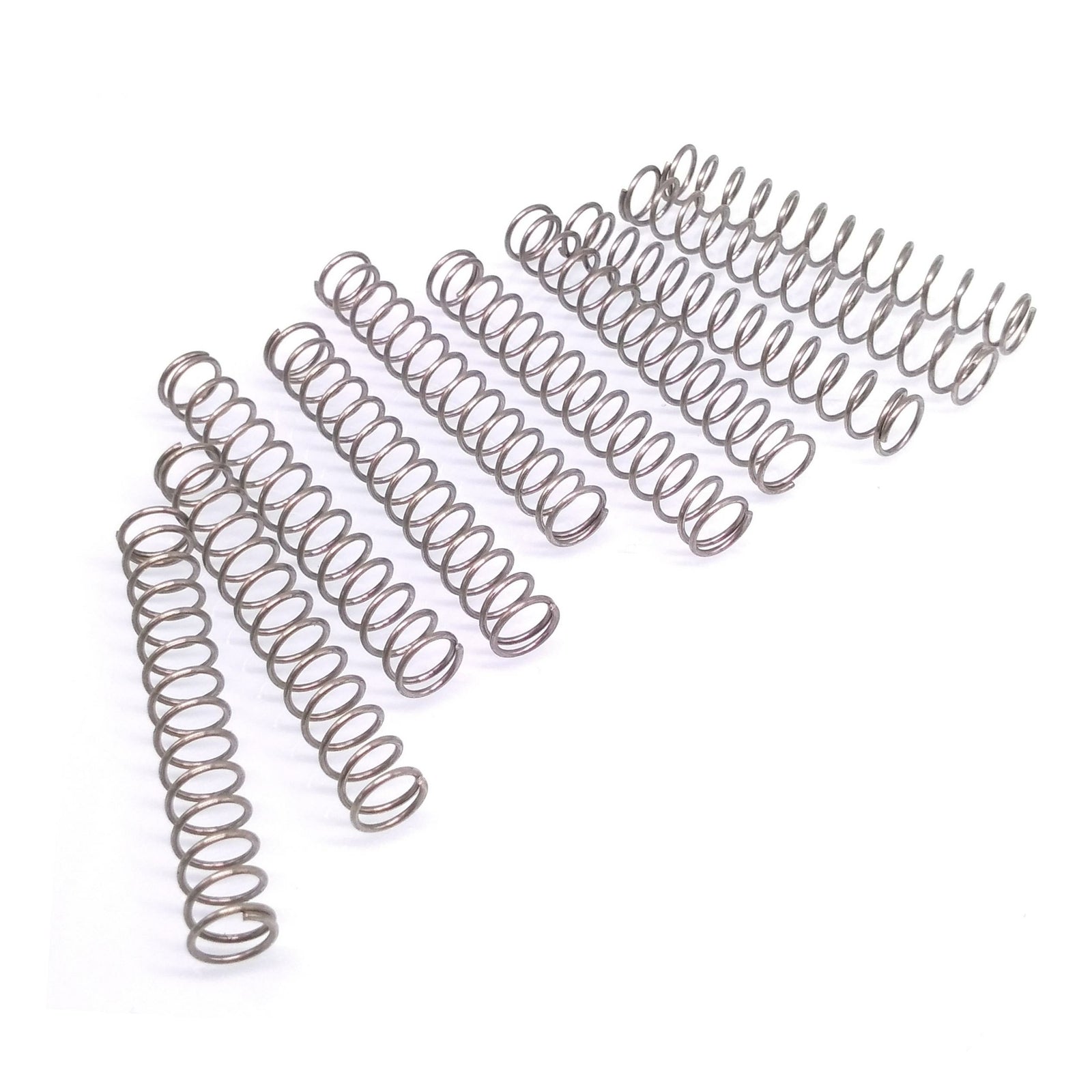 10pcs 0.8mm x 8mm x 50mm Stainless Steel Compression Spring Pressure Spring