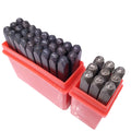 36pcs 5/64" 2mm Letter & Number Stamp Punch Set Hardened Steel Metal