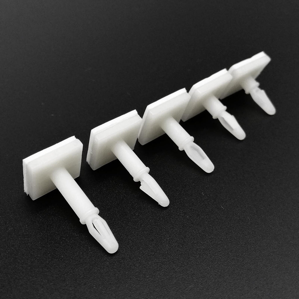 25pcs Adhesive Glue Nylon Plastic Standoff Spacer Snap Fixed Stick PCB 3mm Hole