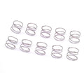 10x 0.6mm Wire Dia Stainless Steel Compression Spring Pressure OD 12mm Length 10