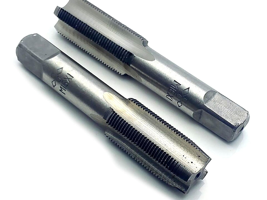 US Stock HSS 16mmx1 Metric Taper and Plug Tap Right Hand Thread M16 x 1mm Pitch