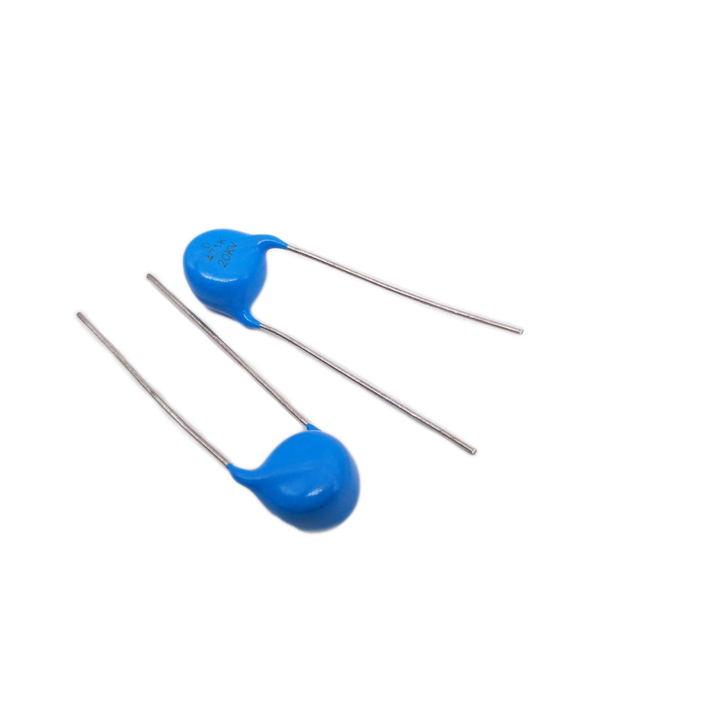 US Stock 5pcs High Voltage Ceramic Disc Capacitors 470pf 0.47nf 471 20000V 20KV