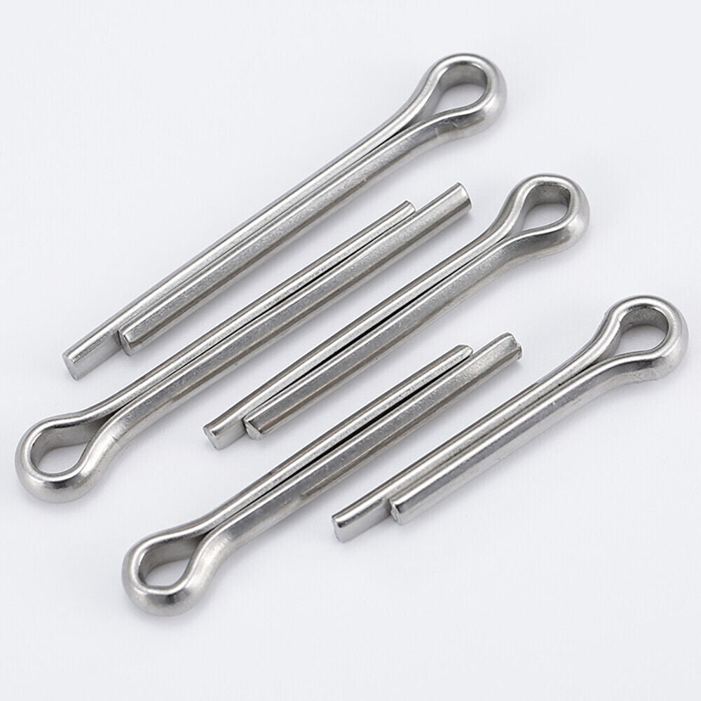 200pcs M1.5 x 12 Cotter Pins Split Pin Clevis Pin A2 304 Stainless Steel