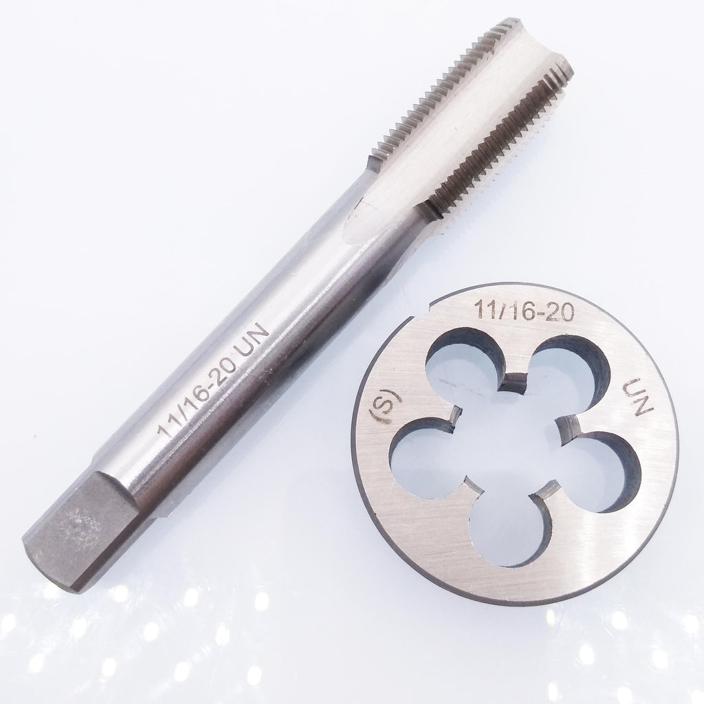 US Stock HSS 11/16-20 UN Tap & 11/16-20 UN Die Right Hand