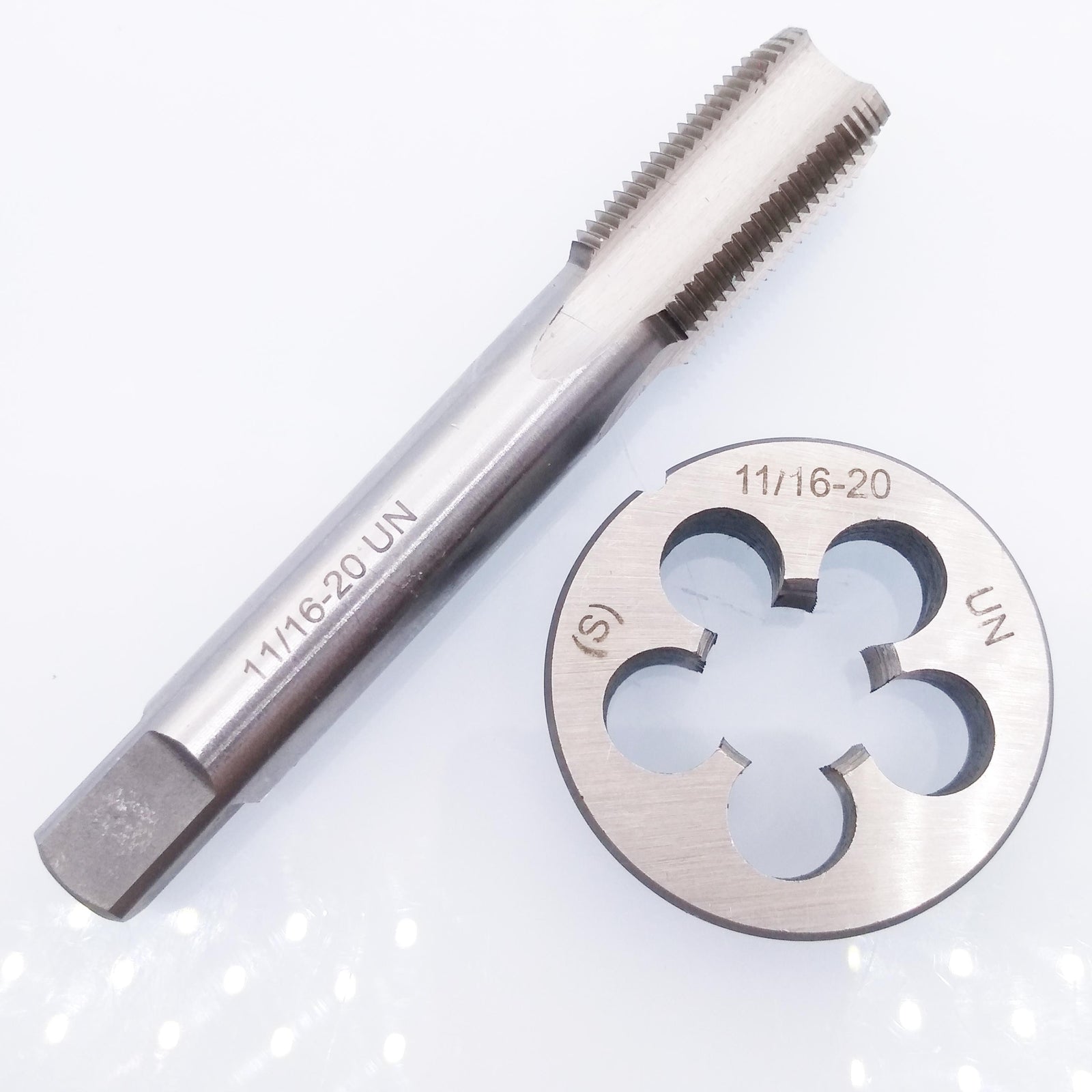 US Stock HSS 11/16-20 UN Tap & 11/16-20 UN Die Right Hand