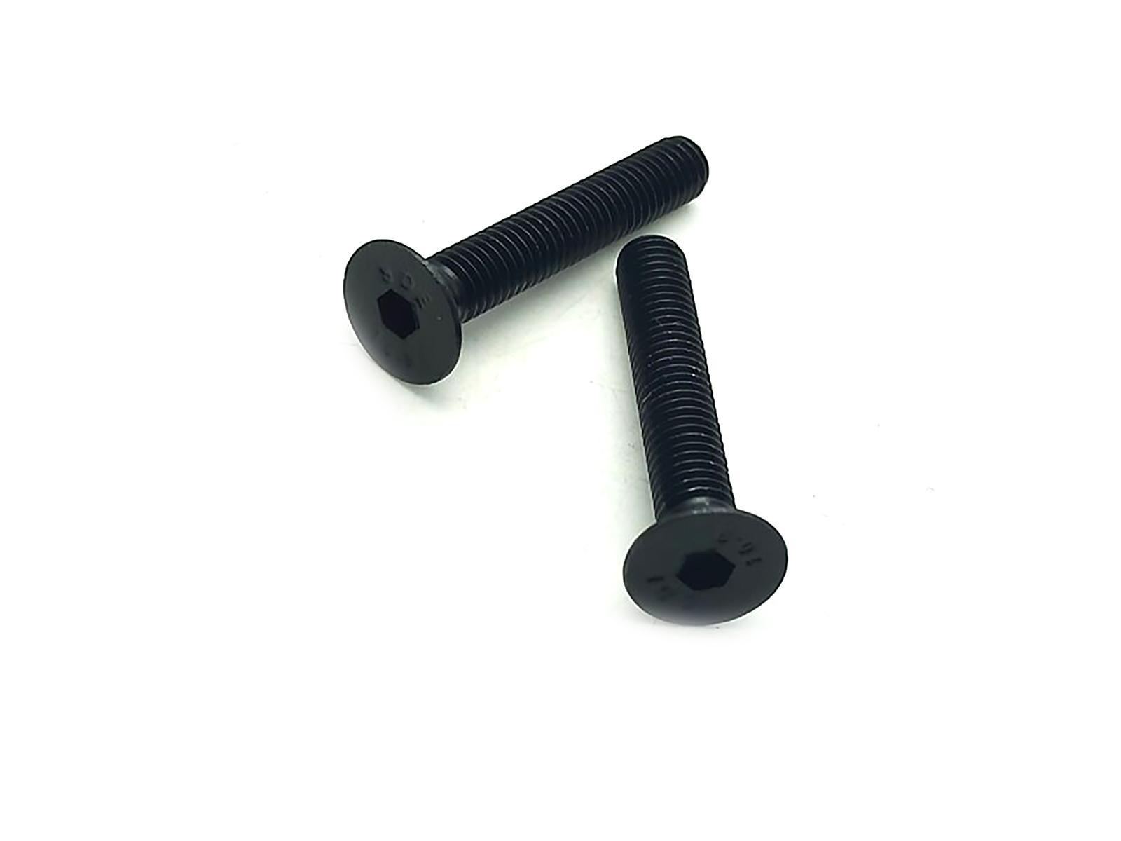 US Stock 50x M5 x 30mm Grade 10.9 Flat Countersunk Hex Socket Bolts Screws Black