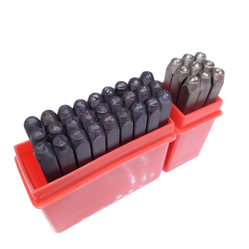 US Stock 36pcs 5/64" 2mm Letter & Number Stamp Punch Set Hardened Steel Metal