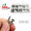M1.2M1.4M1.7 304SS Phillips Flat Countersunk Head Self-tapping Wood Screw Kit #1