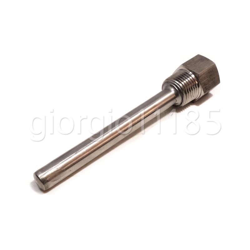US Stock Thermowell 1/2" NPT Threads 4" 100mm for Temperaturature Sensor