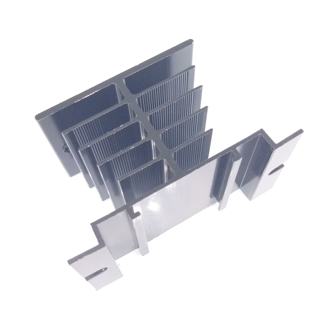 AU Stock 2pcs Aluminum Heat Sink 80mm x 50mm x 50mm for Solid State Relay SSR