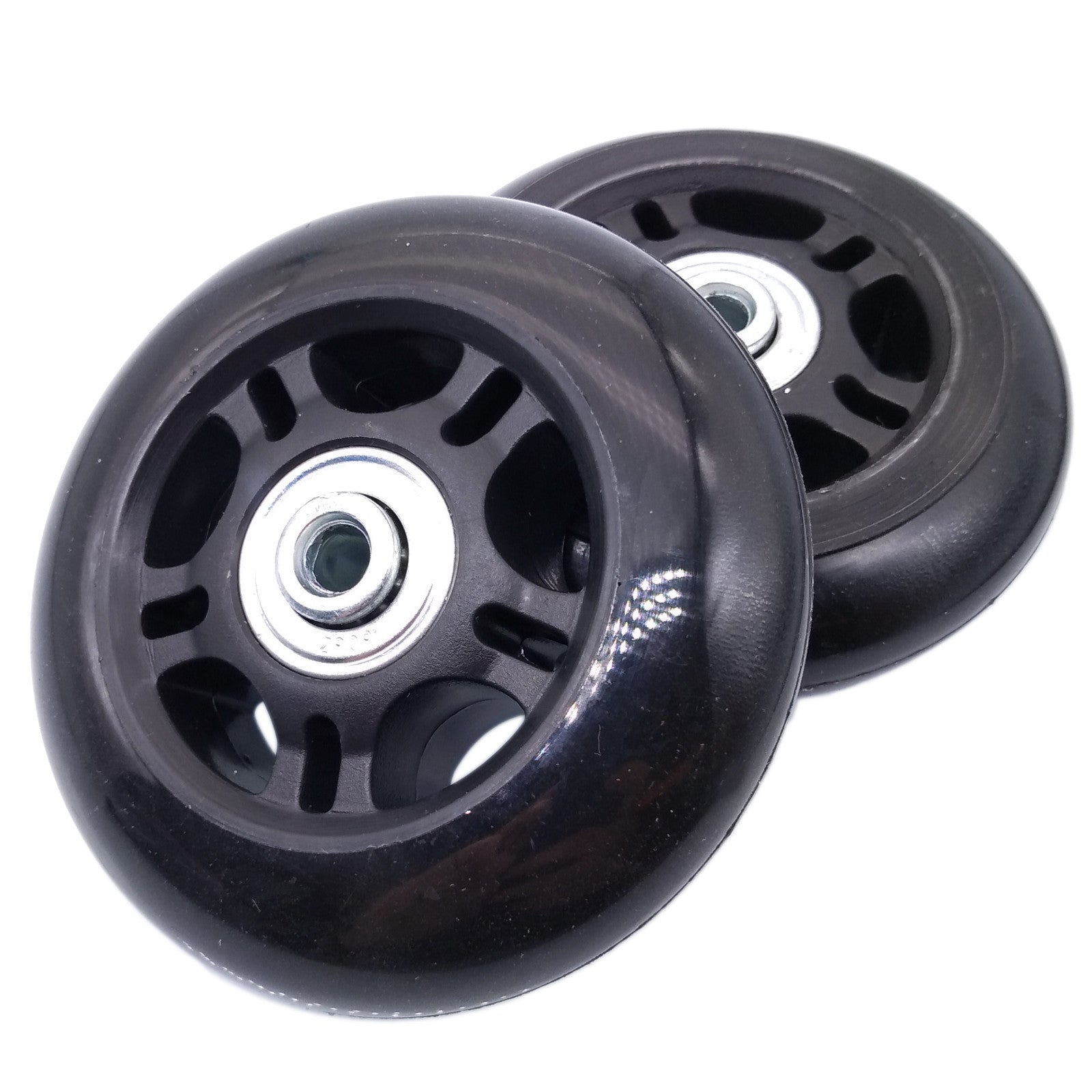 US Stock 2Set OD 80mm Luggage Suitcase Replacement Wheels Axles Repair Wrench