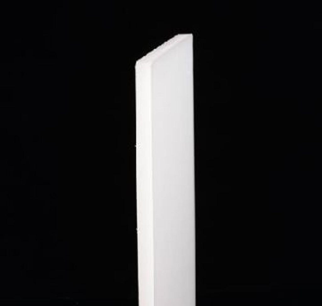 US Stock 30mm ±10% x 3.937" x 3.937" UHMW PE Plastic Sheet Plate Natural White