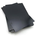 2pcs 1.5mm ±10% x 7.87" x 9.84" Black ABS Styrene Plastic Flat Sheet Plate