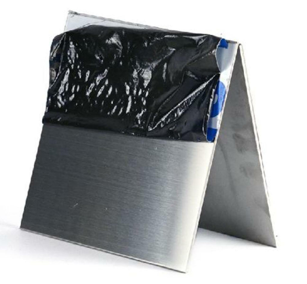 AU Stock 2pc 0.35mm ±10% x 5" x 5" 304 Stainless Steel Fine Polished Plate Sheet