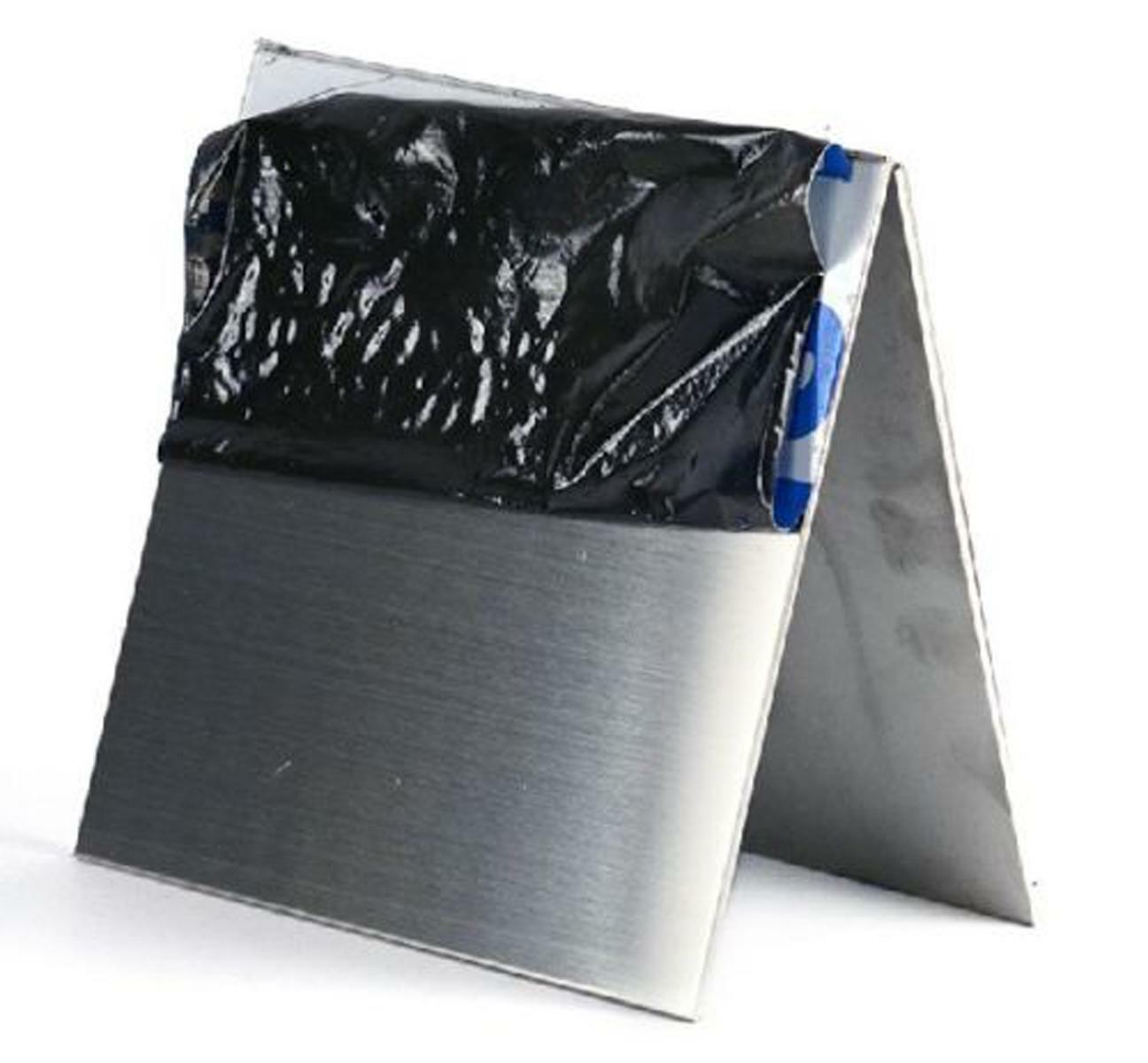 AU Stock 2pc 0.35mm ±10% x 5" x 5" 304 Stainless Steel Fine Polished Plate Sheet