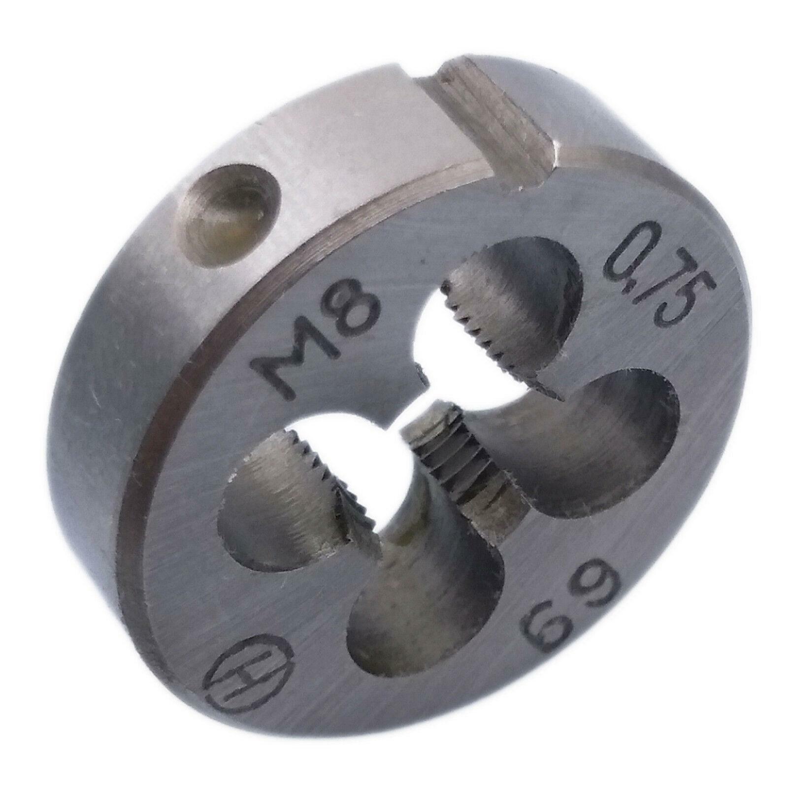 HSS M8 x 0.75mm Taper & Plug Tap & M8 x 0.75mm Die Metric Thread Right Hand
